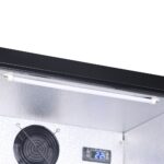 Image of the LED light of a bromic BB0120GD-NR-1 under bench display bar fridge.