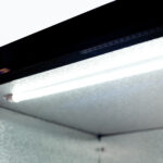 Image of the LED light of a bromic BB0330GD-NR-1 under bench display bar fridge.
