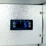 Image of the temperature controller of a bromic BB0330GD-NR-1 under bench display bar fridge.