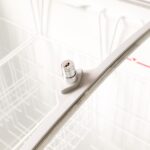 Image of the lock feature of the bromic CF0200ATCG-NR chest freezer.