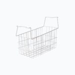 Image of a white basket with upright handles that fits a bromic CF0500ATCG-NR chest freezer.