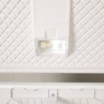 Image of an internal LED light from a bromic CF0500FTSS-NR chest freezer.
