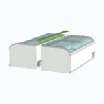 Image of a Bromic island freezer top panel accessory.