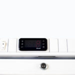 Image of the temperature controller of a bromic MED0374GD-NR medical fridge.