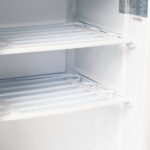 Image of the shelves of a bromic UBF0140SD-NR under bench storage freezer.