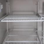 Image of the shelves of a bromic UBF1360SD-NR under bench storage freezer.