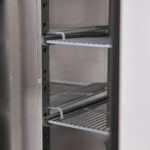 Image of the shelves of a bromic UBF1795SD-NR under bench storage freezer.
