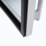 Image of the seals of a bromic UBC1360GD-NR under bench display fridge.
