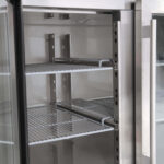 Image of the inside of a bromic UBC1795GD-NR under bench display fridge.