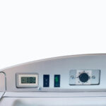 Image of the temperature controller of a bromic UF0374LS-NR upright display freezer.