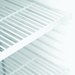 Image of the shelves of a bromic GM0300-NR upright display fridge.