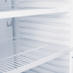 Image of the shelves of a bromic GM0374-NR upright display fridge.