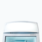 Image of the lightbox of a bromic GM0374L-NR upright display fridge.