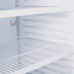 Image of the shelves of a bromic GM0374L-NR upright display fridge.