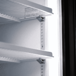Image of the led light of a bromic GM0690LB-NR upright display fridge.