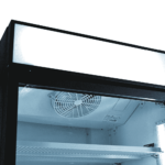 Image of the lightbox of a bromic GM0690LB-NR upright display fridge.