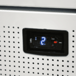 Image of the temperature controller of a bromic GM0690LW-NR upright display fridge.
