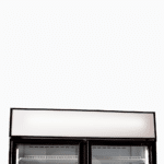 Image of the lightbox of a bromic GM1000LBCAS upright display fridge.