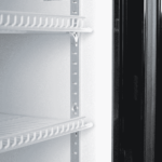Image of the shelfrail of a bromic GM1000LBCAS upright display fridge.