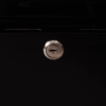 Image of the lock of a bromic GM1000LBECO upright display fridge.