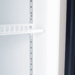 Image of the shelf rail of a bromic GM1000LBECO upright display fridge.