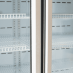 Image of the door of a bromic GM1000LWCAS upright display fridge.