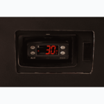 Image of the temperature controller of a bromic GM1100B-NR upright display fridge.