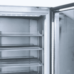 Image of the door of a bromic GM1100LS-NR upright display fridge.