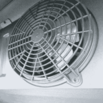 Image of the fan of a bromic GM1100LS-NR upright display fridge.
