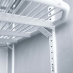 Image of the shelf rail of a bromic GM1100LS-NR upright display fridge.