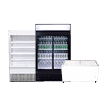 Range of Bromic retail refrigeration units including multideck, upright display, and chest freezers—designed for high-performance food and beverage merchandising in commercial environments.