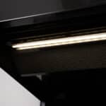 Image of the led lighting of a bromic semi vertical display fridge.