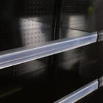 Image of the ticket strips of a bromic semi vertical display fridge.