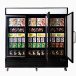 Upright Display Freezer - 3 Doors - Black